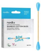Nordics Betisoare din bumbac si bambus 100 buc albastru