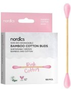 Nordics Betisoare din bumbac si bambus 100buc roz
