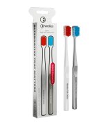 Nordics Pachet 2 periute dinti adulti Premium 12000 filamente super moale albargintiu