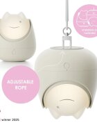 Nosiboo Lampa de veghe Zigg cu lumina rosie si temporizator Grey