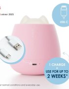 Nosiboo Lampa de veghe Zigg cu lumina rosie si temporizator Pink