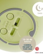 Nosiboo Lampa de veghe Zigg cu lumina rosie si temporizator Sage