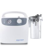 NOVAMA Aspirator electric portabil Expert ESUXMOB pentru indepartarea secretiilor din caile respiratorii si cavitati cu acumulator incorporat vacuum si recipient de 1000 ml