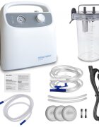 NOVAMA Aspirator electric portabil Expert ESUXMOB pentru indepartarea secretiilor din caile respiratorii si cavitati cu acumulator incorporat vacuum si recipient de 1000 ml