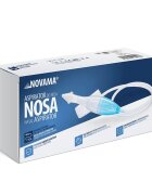 NOVAMA Aspirator nazal Nosa cu conectare la aspiratorul de uz casnic cu varf moale pentru copii din prima zi de viata si periuta din nylon pentru curatare