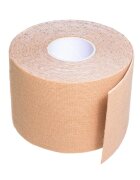 NOVAMA Banda Kinesiologica Kino2 impermeabila moale si confortabila fara latex 5 cm x 5 m bej