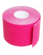 NOVAMA Banda Kinesiologica Kino2 impermeabila moale si confortabila fara latex 5 cm x 5 m roz