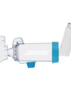 NOVAMA Camera de inhalare Pulma I cu masca pentru copii 0-18 luni capacitate de 175 ml fabricata din material antistatic ABS fara BPA si latex