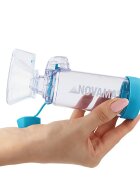NOVAMA Camera de inhalare Pulma I cu masca pentru copii 0-18 luni capacitate de 175 ml fabricata din material antistatic ABS fara BPA si latex