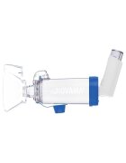 NOVAMA Camera de inhalare Pulma II cu masca pentru copii 1-5 ani capacitate de 175 ml fabricata din material antistatic ABS fara BPA si latex