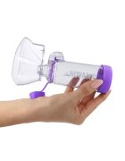 NOVAMA Camera de inhalare Pulma III cu masca pentru copii 5 ani + capacitate de 175 ml fabricata din material antistatic ABS fara BPA si latex