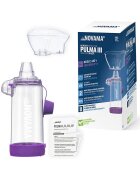 NOVAMA Camera de inhalare Pulma III cu masca pentru copii 5 ani + capacitate de 175 ml fabricata din material antistatic ABS fara BPA si latex