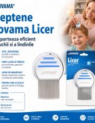 NOVAMA Pieptene Licer pentru indepartarea paduchilor si a lindinilor din otel inoxidabil dinti lungi 50 x 50 mm