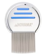 NOVAMA Pieptene Licer pentru indepartarea paduchilor si a lindinilor din otel inoxidabil dinti lungi 50 x 50 mm
