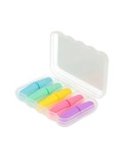 NOVAMA Set 5 perechi dopuri de urechi Senna Foam pentru reducerea zgomotului confortabile si eficiente multicolore