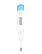 NOVAMA Termometru electronic tip stilou White PI rezistent la apa cu afisaj clar memorie pentru ultima masuratoare oprire automata si etui de protectie