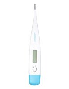 NOVAMA Termometru electronic tip stilou White PI rezistent la apa cu afisaj clar memorie pentru ultima masuratoare oprire automata si etui de protectie