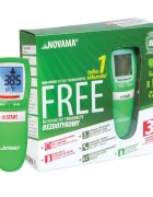 NOVAMA Termometru non-contact Free pentru masurarea temperaturii corpului camerei suprafetei Verde