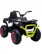 Novokids ATV electric pentru copii Desert Rider Alb cu acumulator Faruri luminoase Roti din Cauciuc EVA 3-12 ani maxim 50 kg 2 Baterii de 12V Mp3USB 2 Viteze Lungime 111 cm Model Offroad
