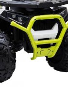 Novokids ATV electric pentru copii Desert Rider Alb cu acumulator Faruri luminoase Roti din Cauciuc EVA 3-12 ani maxim 50 kg 2 Baterii de 12V Mp3USB 2 Viteze Lungime 111 cm Model Offroad