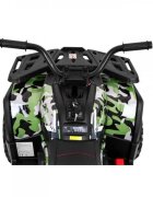Novokids ATV electric pentru copii Desert Rider Camuflaj cu acumulator Faruri luminoase Roti din Cauciuc EVA 3-12 ani maxim 50 kg 2 Baterii de 12V Mp3USB 2 Viteze Lungime 111 cm Model Offroad