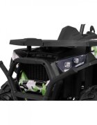 Novokids ATV electric pentru copii Desert Rider Camuflaj cu acumulator Faruri luminoase Roti din Cauciuc EVA 3-12 ani maxim 50 kg 2 Baterii de 12V Mp3USB 2 Viteze Lungime 111 cm Model Offroad