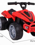 Novokids ATV electric pentru copii Mini Monster Rosu 6V lungime 70 cm greutate admisa 30 kg