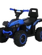 Novokids ATV fara pedale pentru copii Little Monster Albastru cu melodii si lumini maxim 25 kg sezut confortabil
