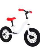 Novokids Bicicleta pentru copii SplendOr Balance Bike 120 Alb pedagogica fara pedale cu Roti gonflabile din cauciuc de 12 inch 1-5 ani Maxim 30 kg Cadru otel Ghidon si sa reglabile pe inaltime