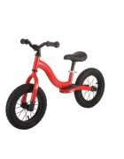 Novokids Bicicleta pentru copii SplendOr Balance Bike 120 Rosu pedagogica fara pedale cu Roti gonflabile din cauciuc de 12 inch 1-5 ani Maxim 30 kg Cadru otel Ghidon si sa reglabile pe inaltime