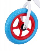 Novokids Bicicleta pentru copii SplendOr Balance Bike 121 Alb pedagogica fara pedale Roti 12 inch 1-5 ani Maxim 30 kg Cadru otel Roti din spuma cauciucata EVA Ghidon si sa reglabile pe inaltime