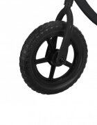 Novokids Bicicleta pentru copii SplendOr Balance Bike 121 Negru pedagogica fara pedale Roti 12 inch 1-5 ani Maxim 30 kg Cadru otel Roti din spuma cauciucata EVA Ghidon si sa reglabile pe inaltime