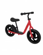 Novokids Bicicleta pentru copii SplendOr Balance Bike 124 Rosu pedagogica fara pedale Cu platforma Roti 12 inch 1-5 ani Maxim 30 kg Cadru otel Roti din spuma cauciucata EVA Ghidon si sa reglabile pe inaltime