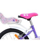 Novokids Bicicleta pentru copii SplendOr Boom PRO Edition Mov Cu cosulet pentru copii Roti 12 inch Greutate admisa 50 kg Cadru din otel Roti ajutatoare detasabile Ghidon reglabil pe inaltime