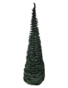 Novokids Brad artificial de Craciun pliabil Pop-up Tree Verde cu ace lungi Inaltime 120 cm Suport inclus Pom de Craciun