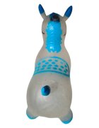 Novokids Calut de sarit gonflabil Jumping Donkey cu sunete si lumini 55x50x25 cm albastrugri