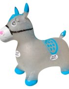 Novokids Calut de sarit gonflabil Jumping Donkey cu sunete si lumini 55x50x25 cm albastrugri