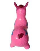Novokids Calut de sarit gonflabil Jumping Donkey cu sunete si lumini 55x50x25 cm roz