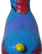 Novokids Calut de sarit gonflabil Jumping Donkey cu Sunete si lumini Dimensiuni 55X50X25 cm Pentru interior si exterior Maxim 50 kg Albastru