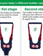 Novokids Ham pentru copii Premium Owl Walking Assistant Bleumarin cu maner comfortabil intaritura material moale greutate suportata 20 kg lavabil
