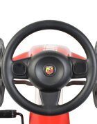 Novokids Kart cu pedale pentru copii Chrysler Kart Pro Rosu roti din cauciuc EVA 5-8 ani structura metalica frana de mana functie FreeWheel mers cu spatele