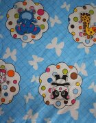 Novokids Lenjerie pentru copii Animalute Albastru din bumbac cu 3 piese
