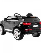 Novokids Masinuta electrica pentru copii Audi Q7 Negru Roti din Cauciuc EVA Greutate admisa 30 kg Usi cu deschidere 2 Viteze Lungime 121 cm 2 motoare control parental