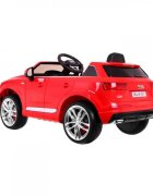 Novokids Masinuta electrica pentru copii Audi Q7 Rosu Roti din Cauciuc EVA Greutate admisa 30 kg Usi cu deschidere 2 Viteze Lungime 121 cm 2 motoare control parental