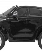 Novokids Masinuta electrica pentru copii BMW X6 M roti din cauciuc EVA max 30 kg usi cu deschidere baterie 12V 2 viteze 2 motoare 390 W Negru