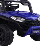 Novokids Masinuta electrica pentru copii Buggy Mini UTV cu faruri luminoase telecomanda 3-6 ani max 30 kg 3 viteze model Offroad Albastru