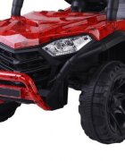 Novokids Masinuta electrica pentru copii Buggy Mini UTV cu faruri luminoase telecomanda 3-6 ani max 30 kg 3 viteze model Offroad Rosu Camuflaj
