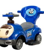 Novokids Masinuta pentru copii BabyCar Albastru cu Melodii Lumini Maner de impins pentru parinti detasabil si bara de protectie Spatiu depozitare Greutate admisa 25 kg