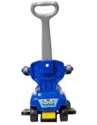 Novokids Masinuta pentru copii BabyCar Albastru cu Melodii Lumini Maner de impins pentru parinti detasabil si bara de protectie Spatiu depozitare Greutate admisa 25 kg