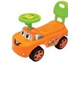 Novokids Masinuta pentru copii Dream Car Portocaliu fara Pedale greutate admisa 25 kg Cu Sunete Spatar de Protectie si Volan